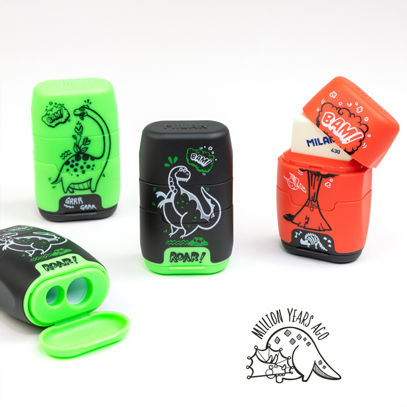 Temperówka gumka Compact Million Years Ago Milan