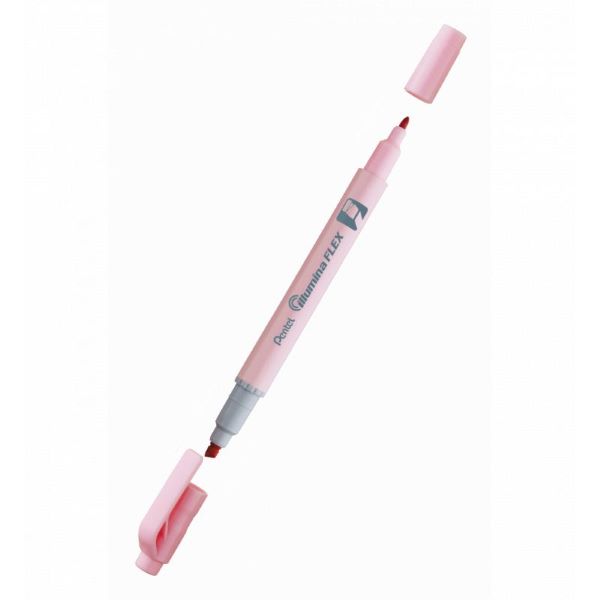 Zakreślacz dwustronny Pentel Illumina Flex różowy SLW11P-PE