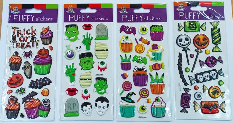 Naklejki ozdobne FM Puffy Halloween