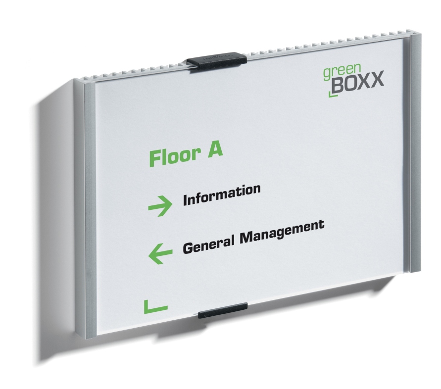 Tablica informacyjna przydrzwiowa Durable INFO SIGN 210x148.5mm srebrna