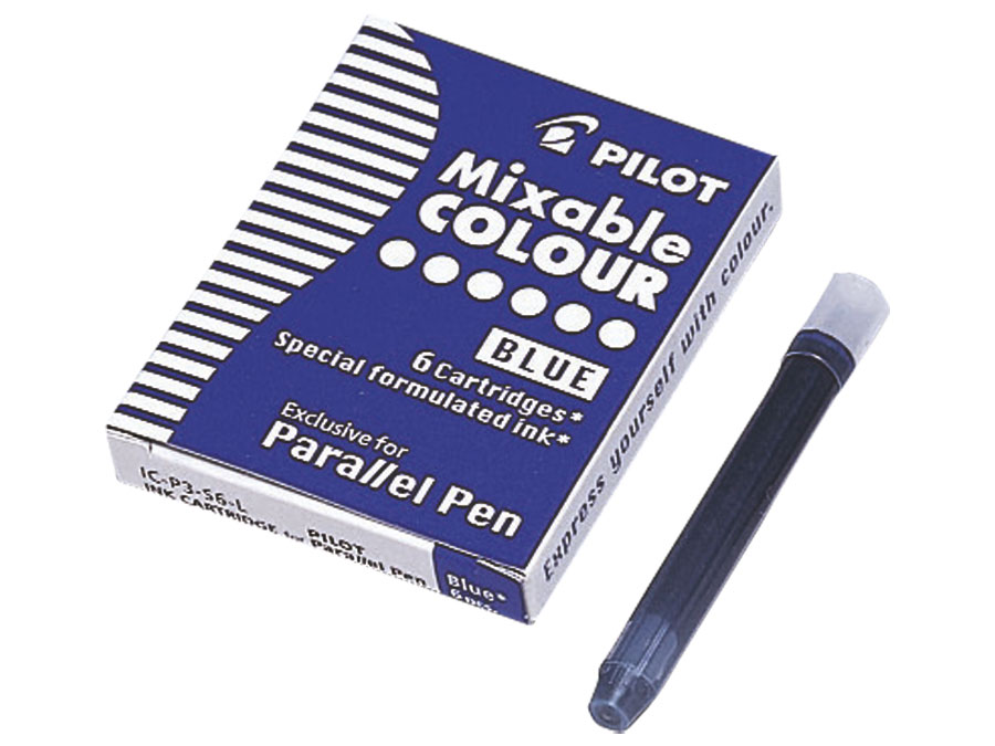 Nabój Parallel Pen niebieski (6 szt.) Pilot