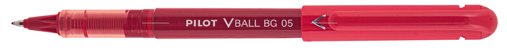 Pióro kulkowe V Ball BG czerwone Pilot