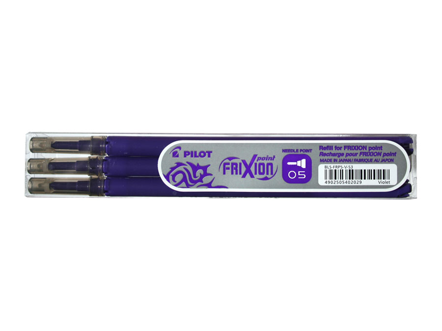 Wkład Frixion Point 0,5 mm. fioletowy (3 szt.) Pilot