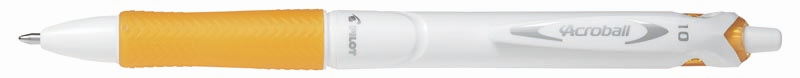 Długopis Acroball Pure White M Pilot pomarańczowy