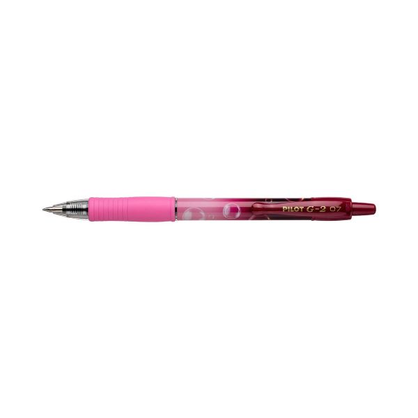 Długopis żelowy Pilot G2 Bubble różowy ( wkład niebieski)  PIBLG27TRB-PG-L