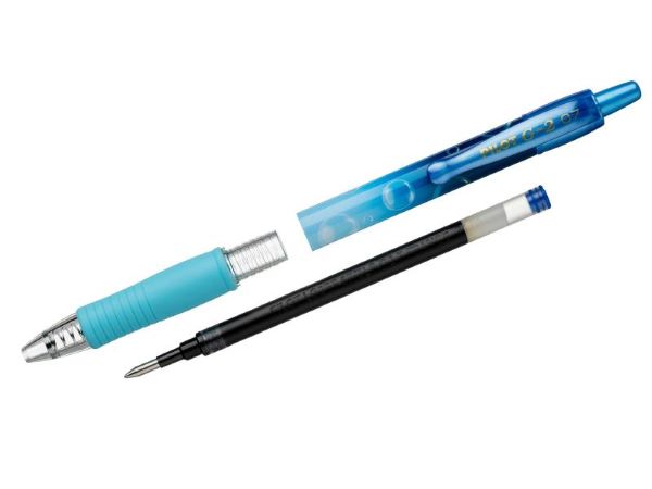 Długopis żelowy Pilot G2 Bubble niebieski ( wkład niebieski)  PIBLG27TRB-BG-L