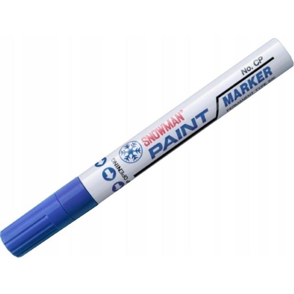 Marker olej. Snowman gruby niebieski