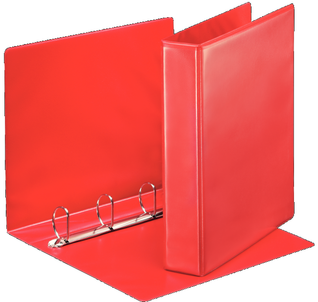 Segregator ofertowy A4/62/4ringi Esselte Panorama czerwony