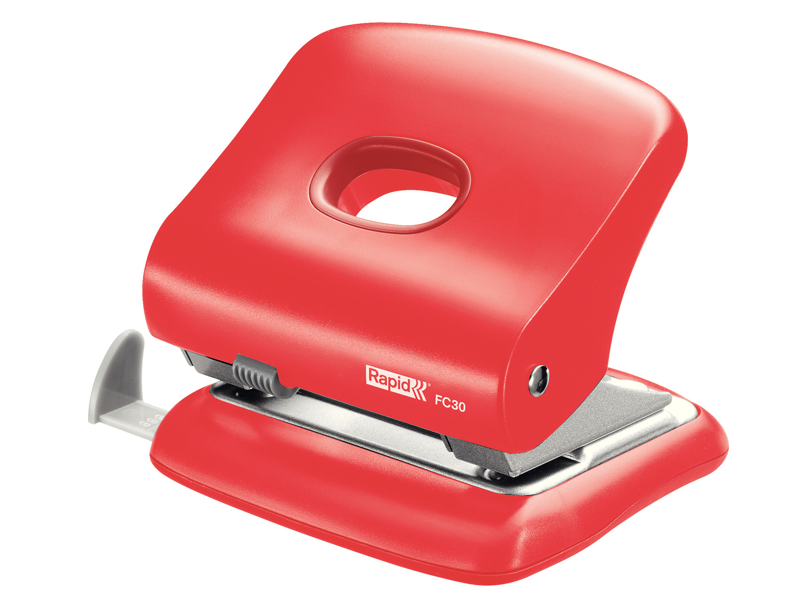 Dziurkacz Rapid FC30 jasnoczerwony (30k.)