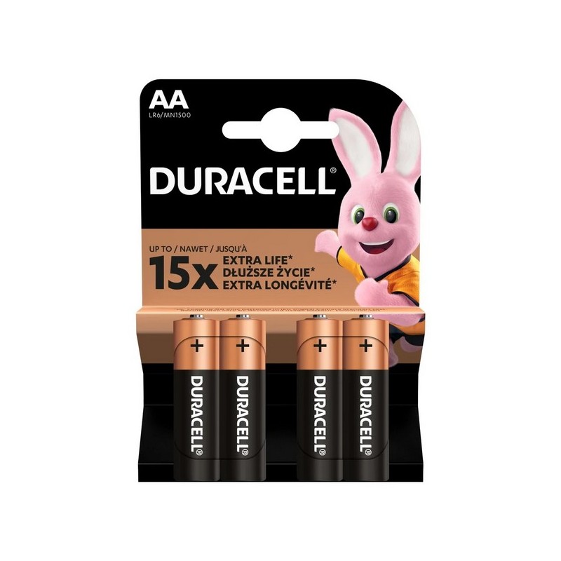 Bateria DURACELL alk. LR6  AA (4) blister
