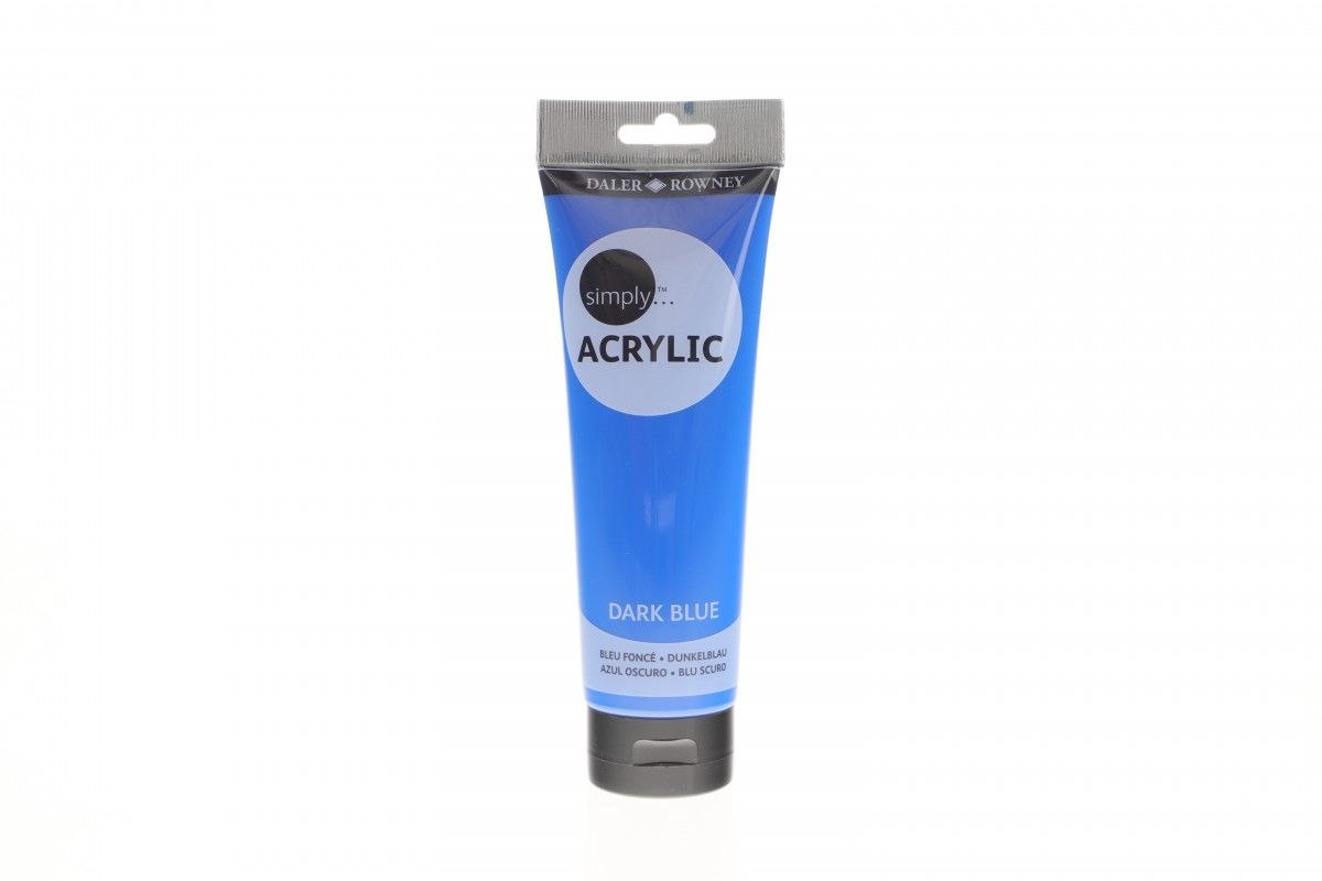 Farba akrylowa ciemno niebieska 250ml 126250142 Daler Rowney Fila