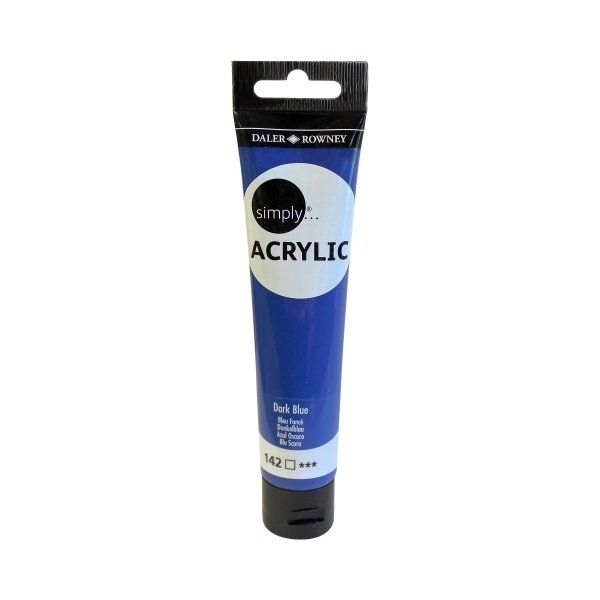Farba akryl. Simply Acrylic 75ml c.niebieska (dark blue) 126975142 FILA