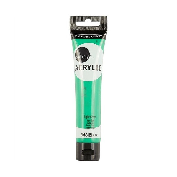 Farba akrylowa Simply Acrylic 75ml j.zielona (light green) 126975348 FILA
