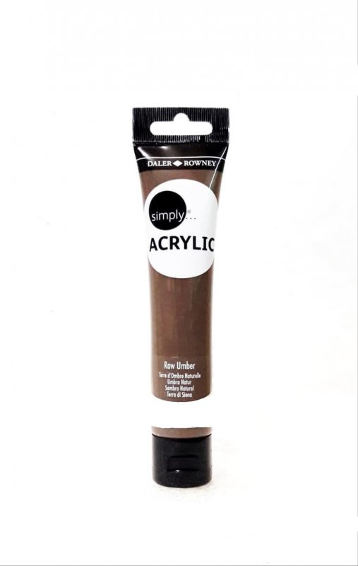 Farba akrylowa Simply Acrylic 75ml surowa umbra (raw umber) 126975247 FILA