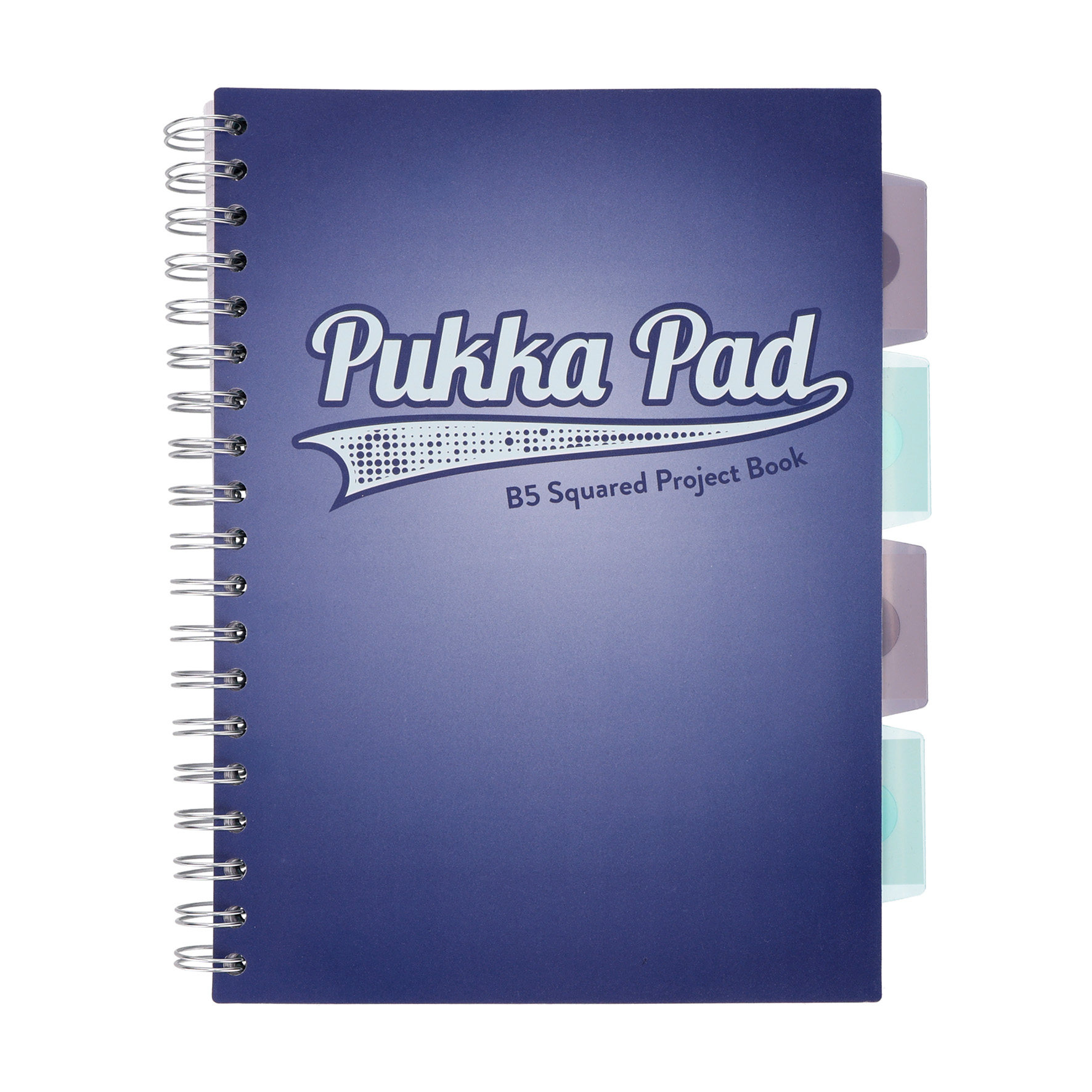 Kołozeszyt B5/100k. kr Project Book Navy 80g Pukka Pad