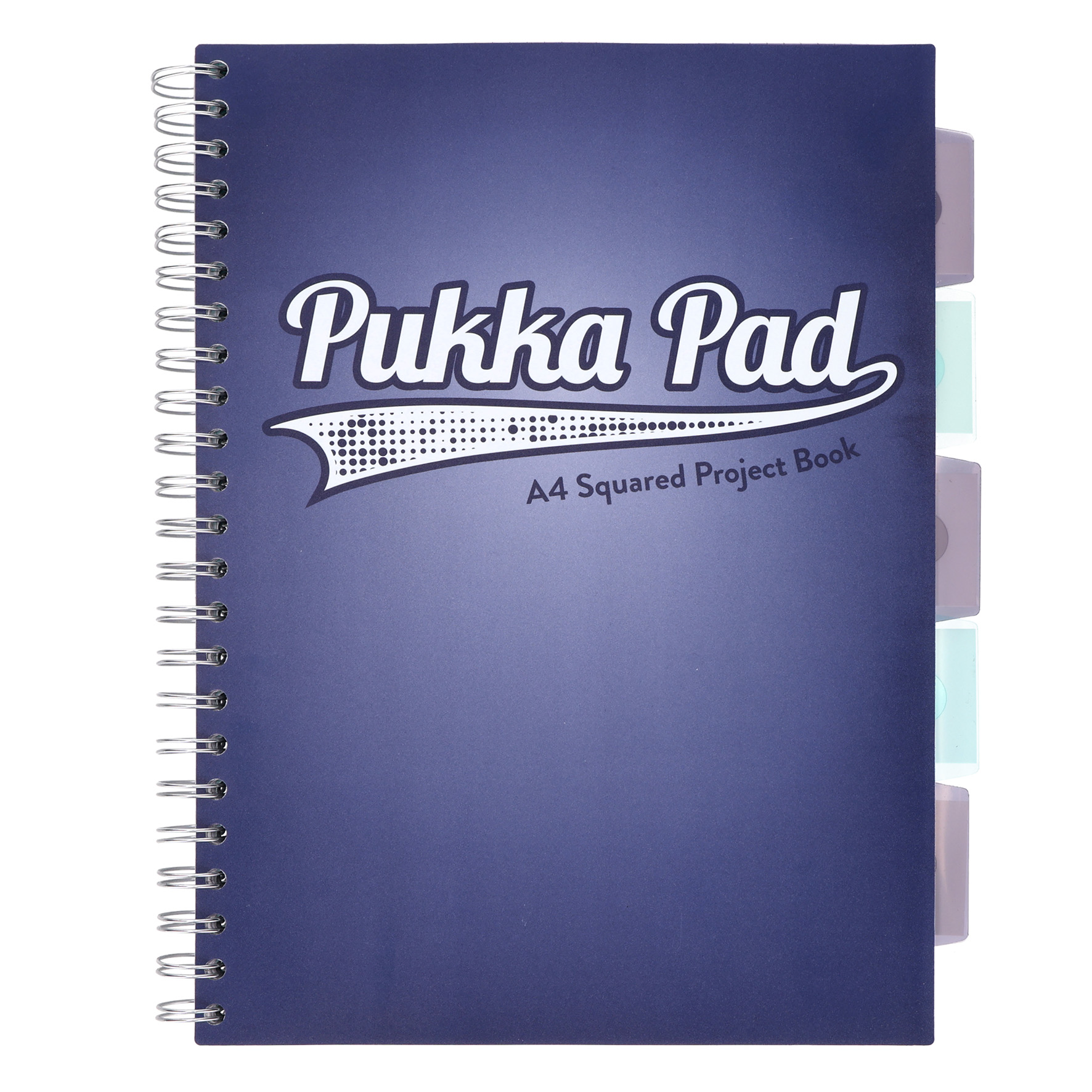 Kołozeszyt A4/100k. kratka Project Book Navy Pukka Pad