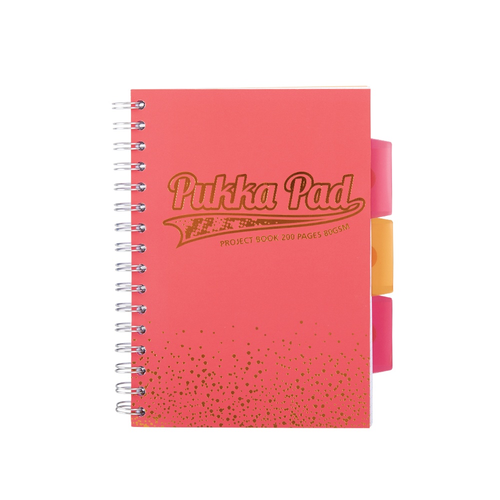 Kołozeszyt B5/100 Pukka Pad Project Book Blush Coral
