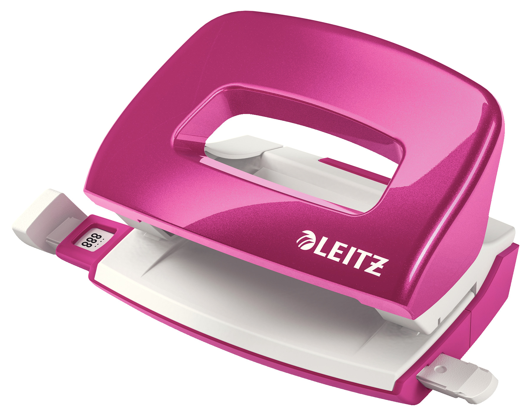 Dziurkacz mały Leitz WOW New NeXXt 5060 metaliczny różowy