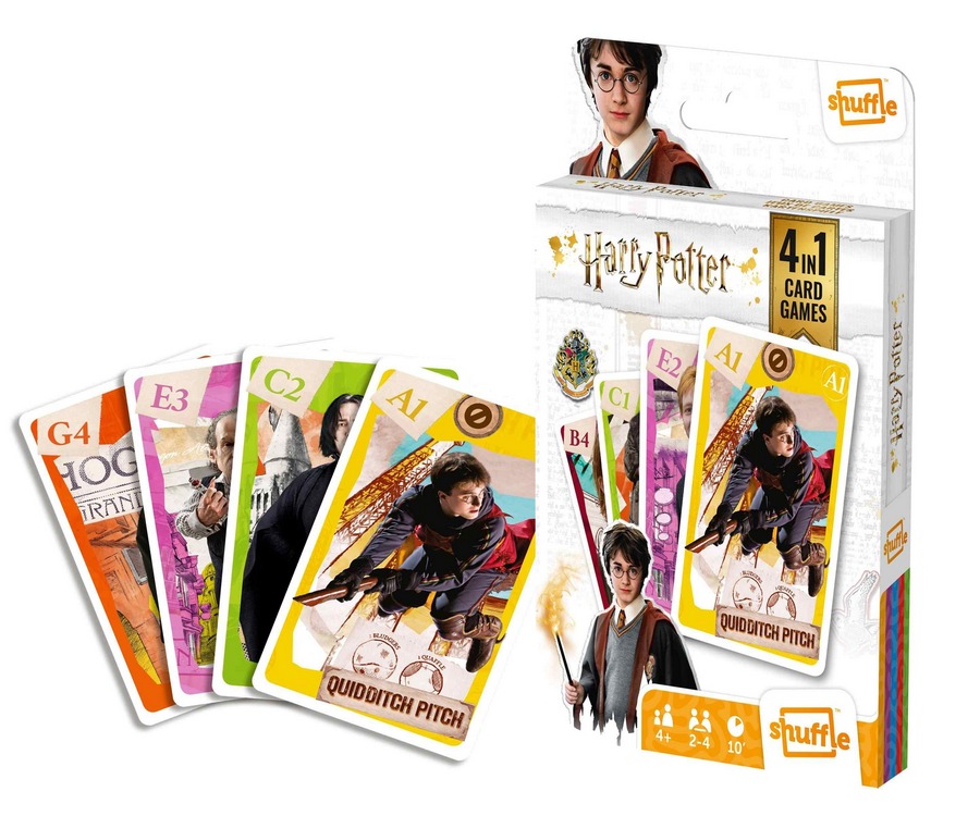 Gra karciana Shuffle Harry Potter 4w1 Cartamundi