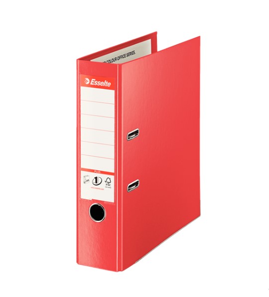 Segregator Esselte Vivida No.1 Power Plus A4/80 czerwony