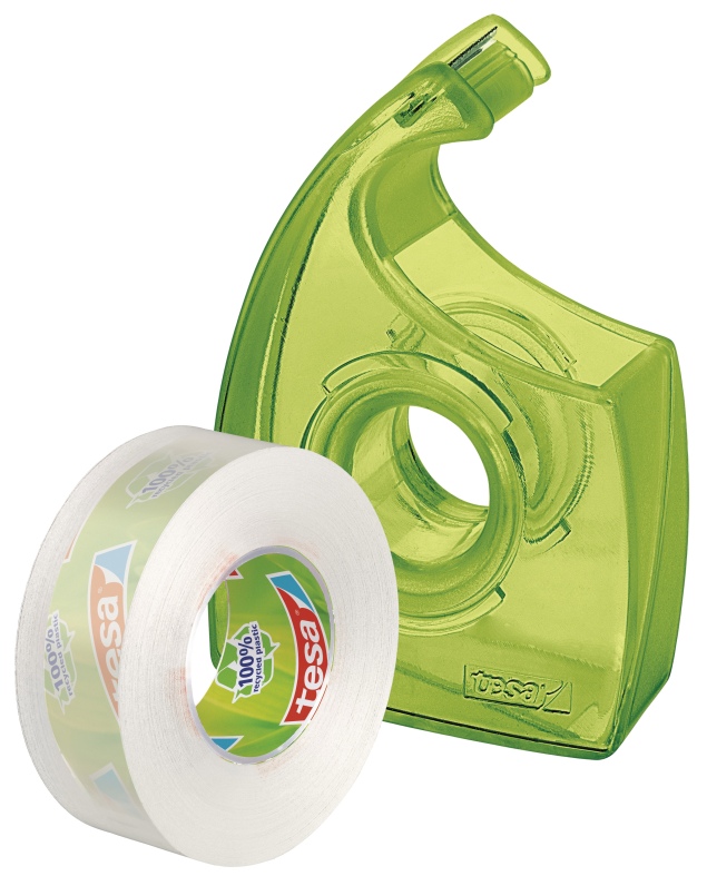 Taśma biurowa TesaFilm Eco&Clear 19mmx33m dyspenser Easy Cut