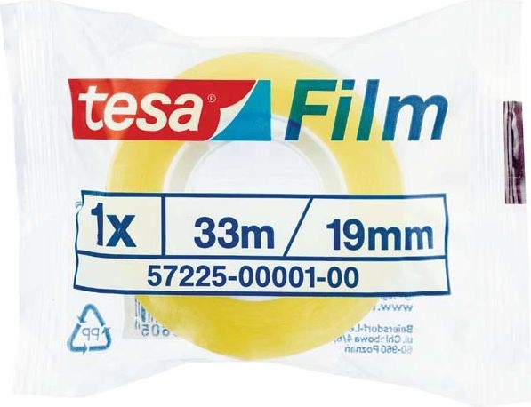 Taśma klejąca Tesa Film 19mmx33m transparentna