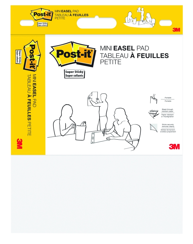 Mini-blok flipchart Post-it 46 x 38 cm 20 kartek