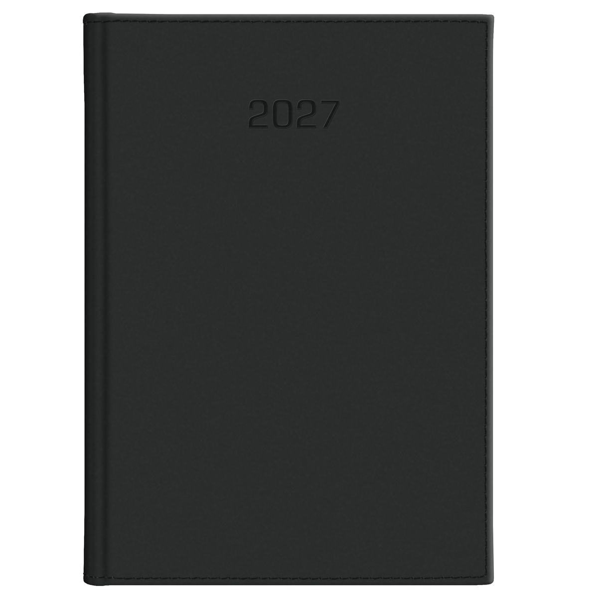 Kalendarz A5 książkowy tygodniowy VIVELLA czarny Wokół Nas 216 A5TB