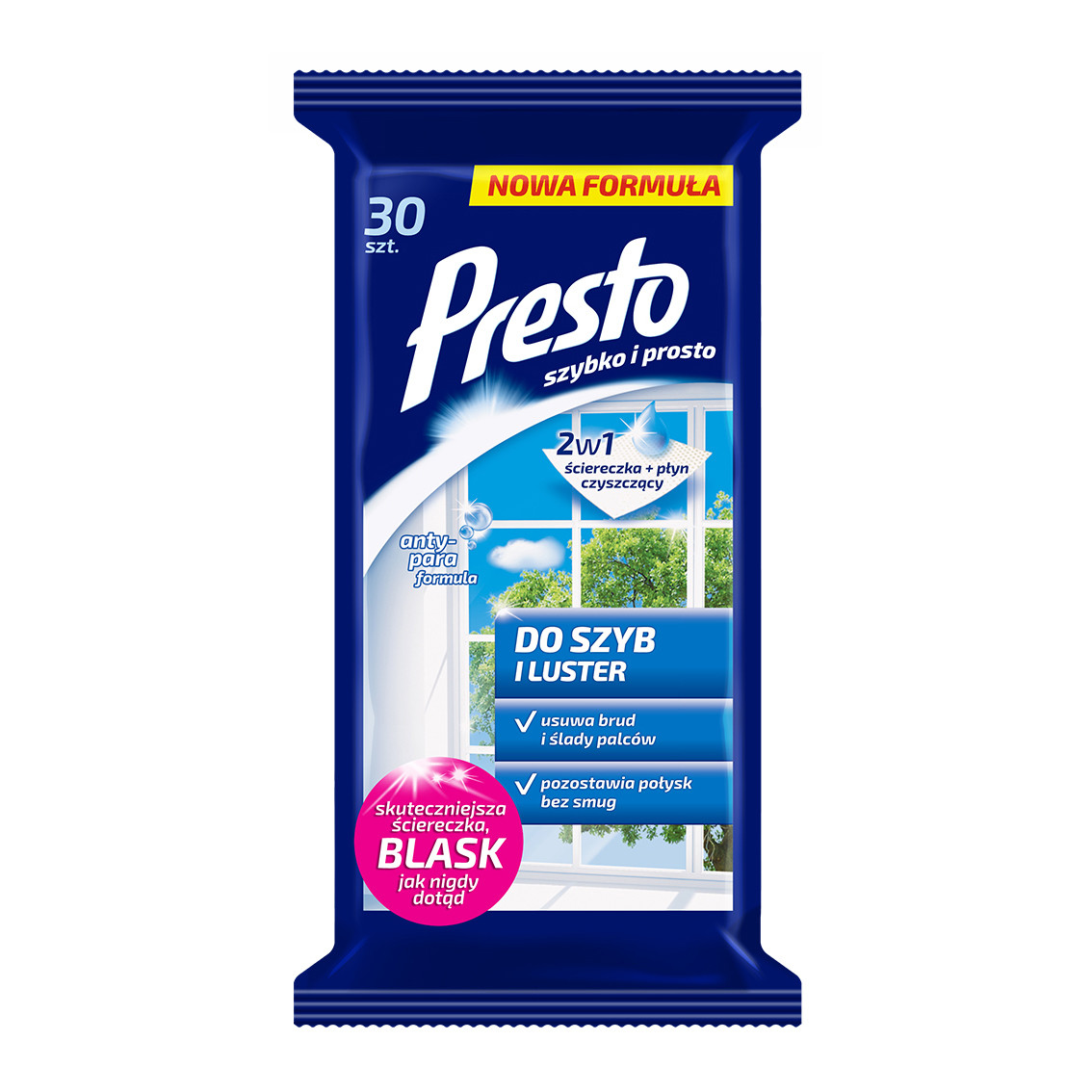 Chusteczki CLEANIC PRESTO A"30 do szyb /luster