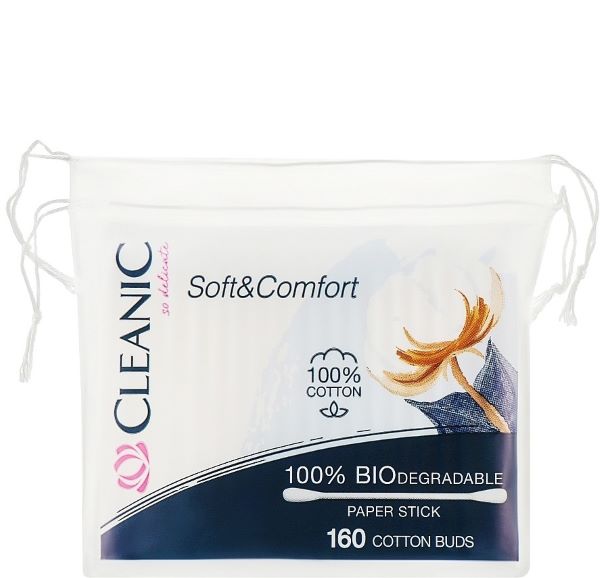 Patyczki higieniczne Cleanic Pure Effect 160szt