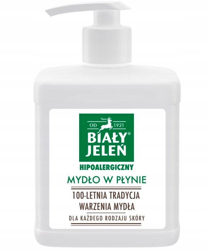 Mydło w płynie 500ml / Dozownik/ BIAŁY JELEŃ