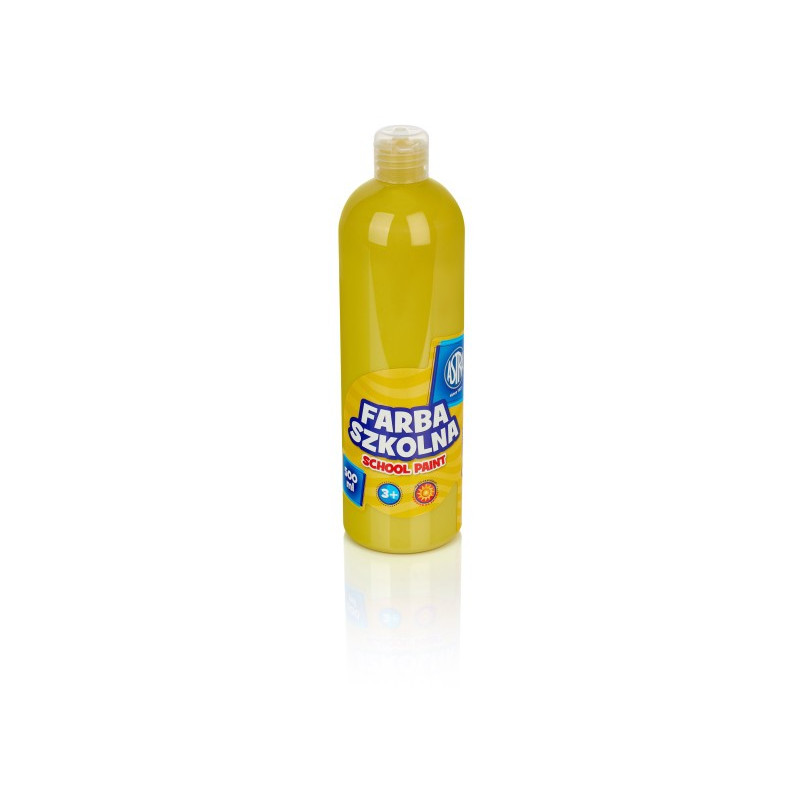 Farba szkolna Astra 500 ml żółta