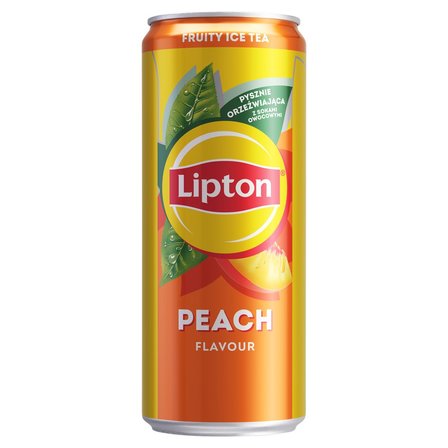 Napój Lipton Peach 20% juice 330ml /puszka