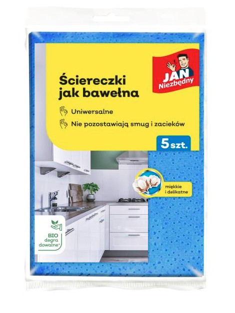 Ściereczka jak bawełna /5szt/ UNIWERSALNE JN