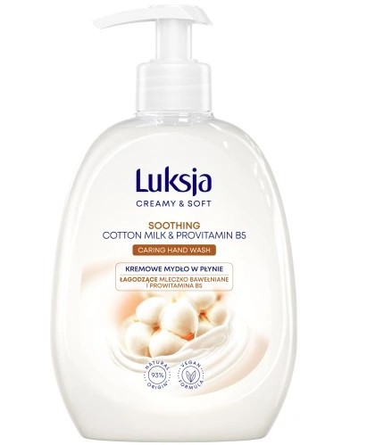 Mydło w płynie 500ml z dozownikiem Cotton Luksja