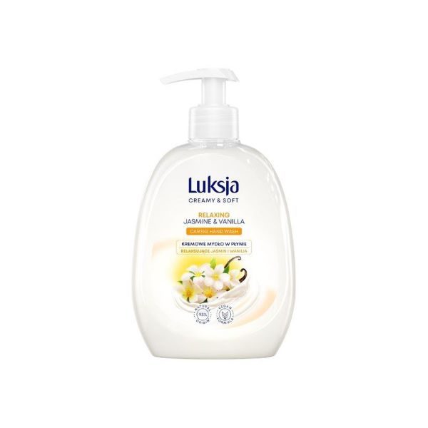 Mydło w płynie 500ml z dozownikiem Jaśmin i Wanilia Luksja