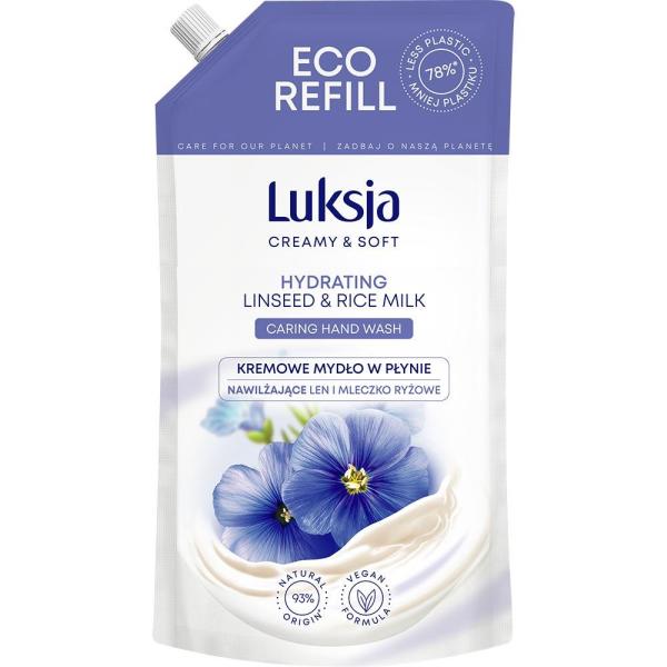 Mydło w płynie 900ml linseed Luksja - zapas