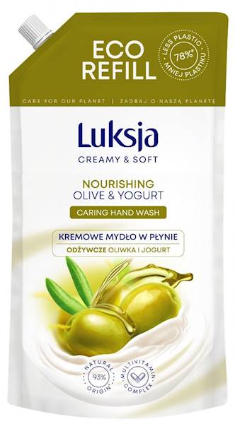 Mydło w płynie 900ml Olive Luksja - zapas
