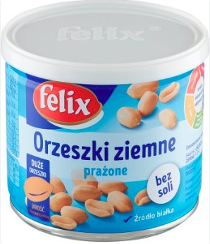 Orzeszki Felix puszka 140g Light