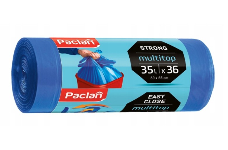Worki na śmieci  35l (36szt) Multi-Top Paclan