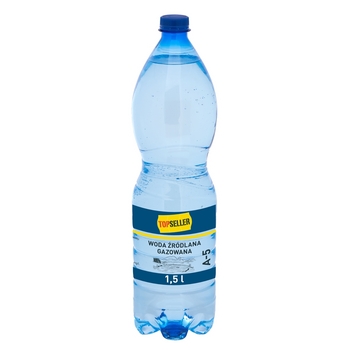 Woda źródlana gazowana 1,5l