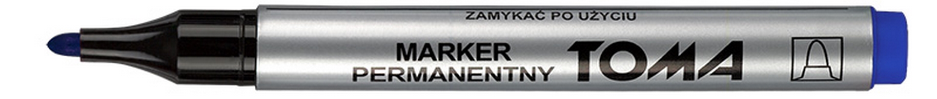 Marker permanentny Toma TO-090 okrągły niebieski