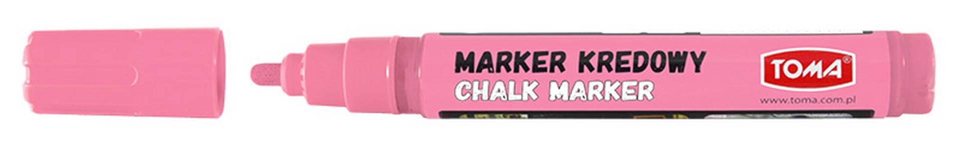 Marker kredowy Toma TO-292 pastelowy różowy 4,5mm