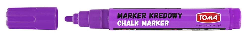 Marker kredowy Toma TO-292 fioletowy 4,5mm