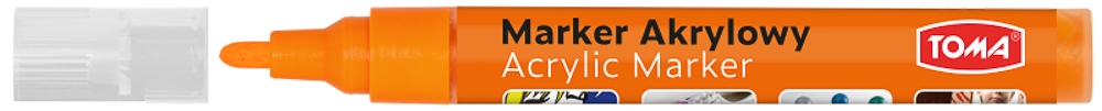 Marker akrylowy TO-402 Toma pomarańczowy