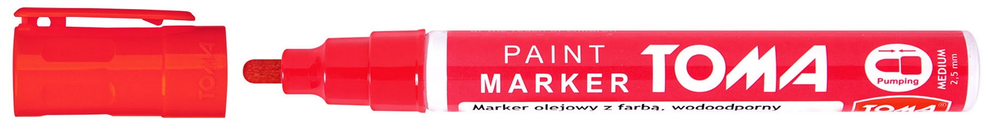 Marker olejowy Toma TO-440 czerwony