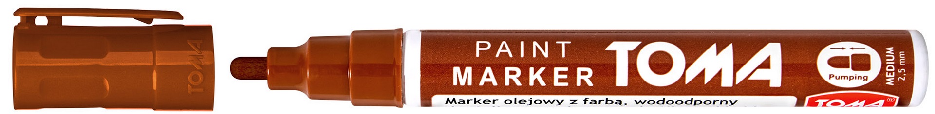 Marker olejowy Toma TO-440 brązowy