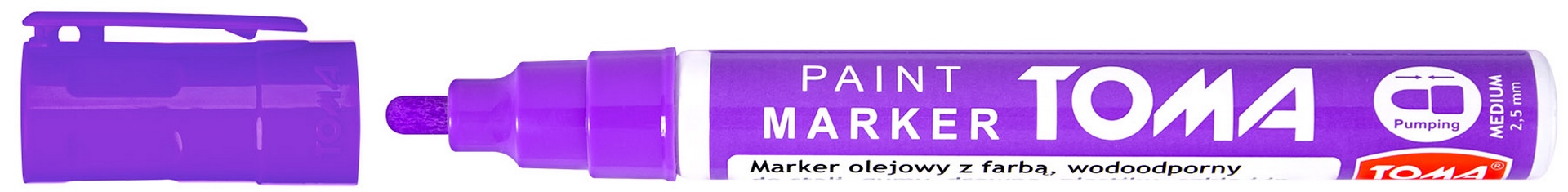 Marker olejowy Toma TO-440 fioletowy