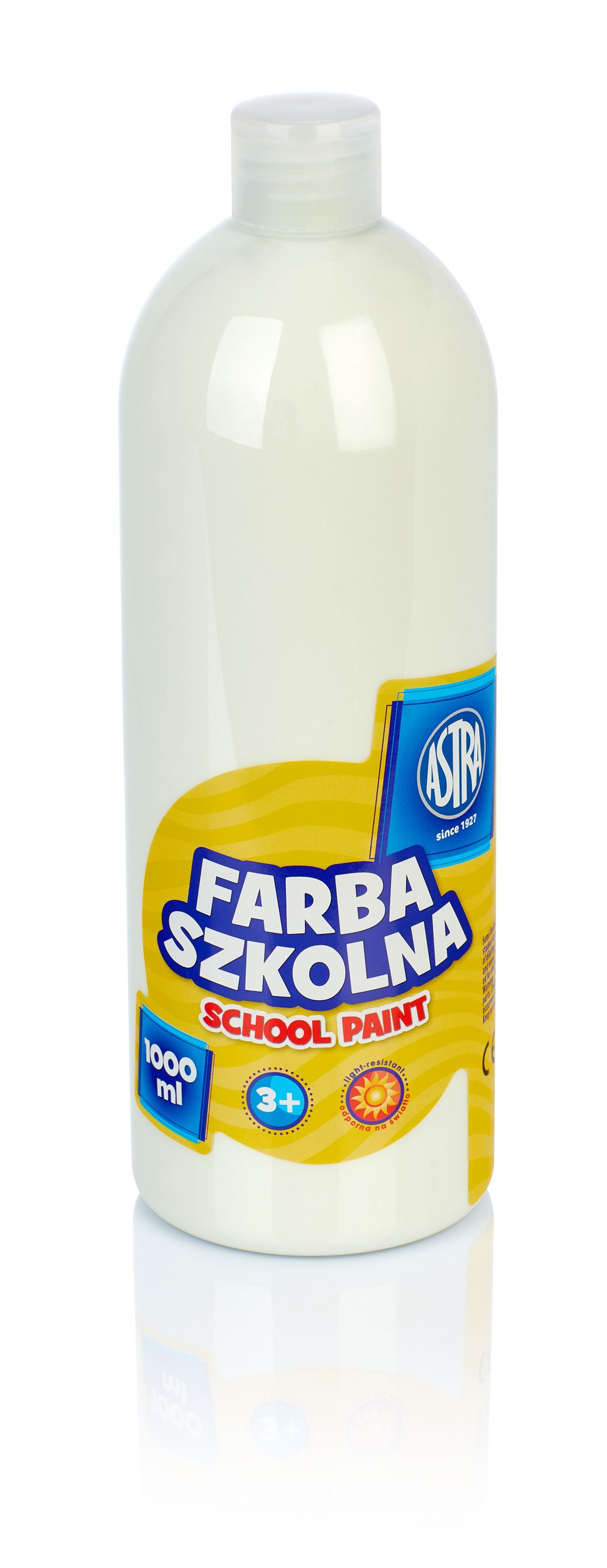 Farba szkolna Astra 1000 ml biała