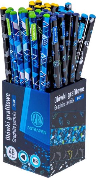 Ołówek grafitowy trójkątny HB Play Astrapen 206023001